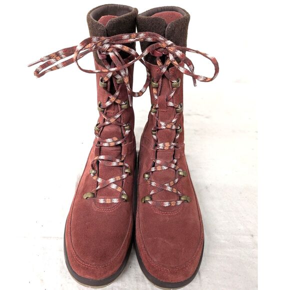 Chaco Andorra Lace-up Suede Boots - Size 8 - Picture 3 of 5